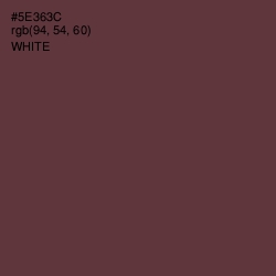 #5E363C - Congo Brown Color Image